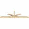Ekena Millwork Richland Rough Sawn Timber Gable Bracket, Douglas Fir, 96"W x 32"H x 4"D x 4"F, 8/12 Pitch GBW096X32X0404RIC00RDF - alternate 2